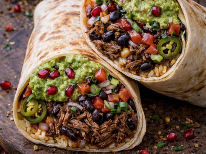 Pulled Beef Burrito